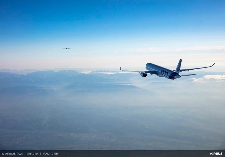 Airbus flies like a goose to save tonnes of CO2